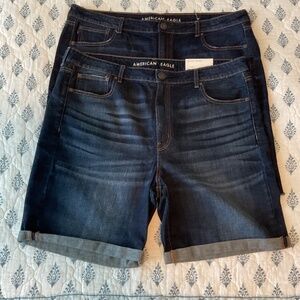 American Eagle Outfitters tomgirl berumuda denim shorts NWT